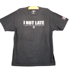 T&C Surf Designs Mens Hawaii Graphic Tee Shirt Black Large Short Sleeve